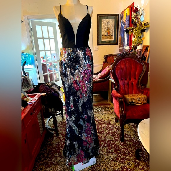 Sequined Maxi Dress. I Love This Dress. - Picture 1 of 12